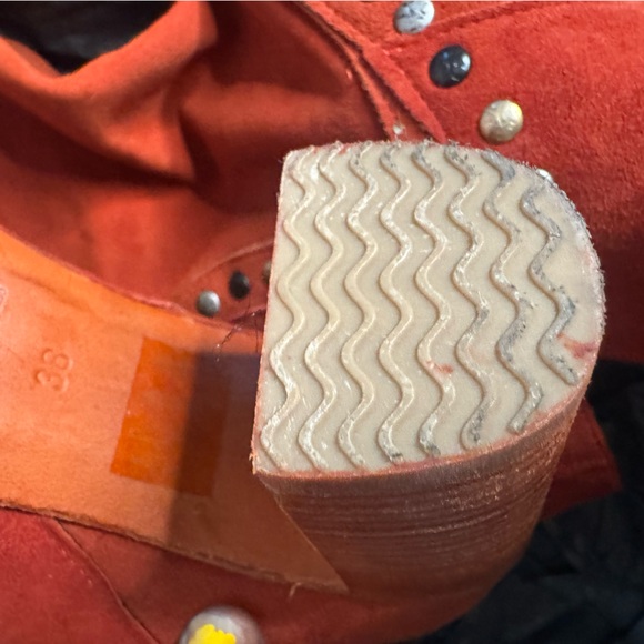 Free People Studded Crimson Boots - Picture 6 of 7